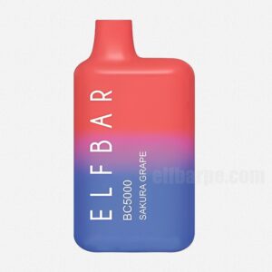 ELF BAR BC5000 Disposable 5000 bocanadas Sakura Grape